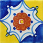 Mexican Handpainted Tile San Pancho 1075